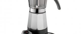 Delonghi EMK 9 – лучшая электрическая гейзерная кофеварка