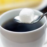 How many calories are in coffee with sugar?