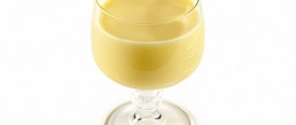 Egg liqueur made from condensed milk